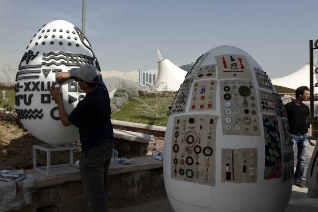 گزارش تصویری از جشنواره تخم مرغ‌های نوروزی